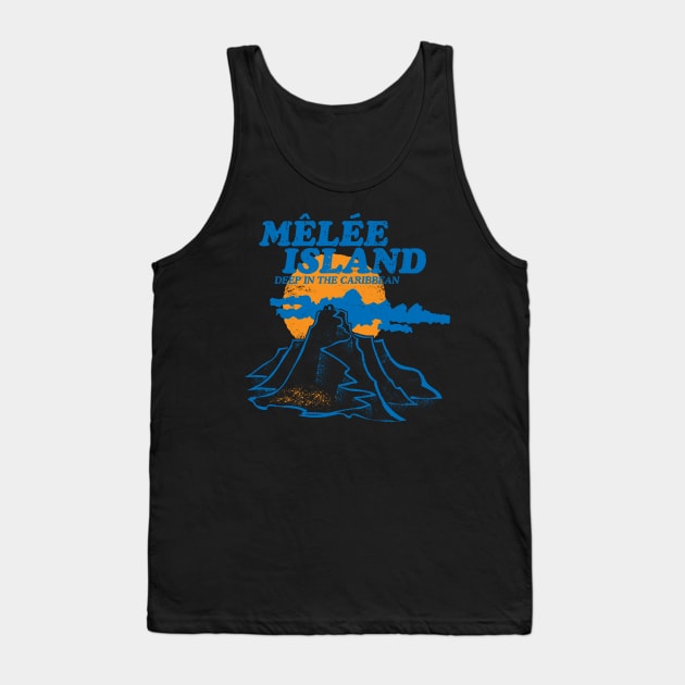 Mêlée Island (Dark Variant) Tank Top by Geekeria Deluxe